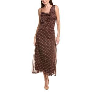 Ipponelli Womens  Midi Dress, Brown